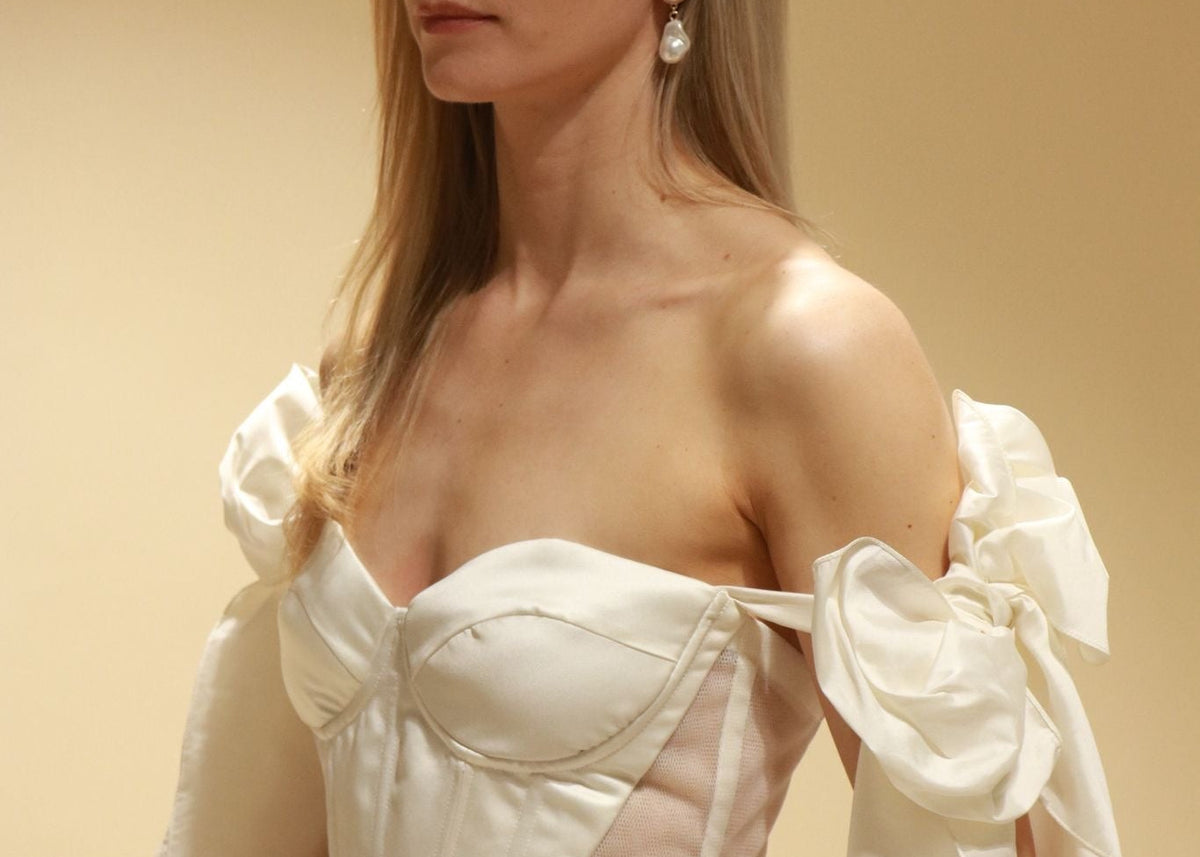 Satin Swans Corset
