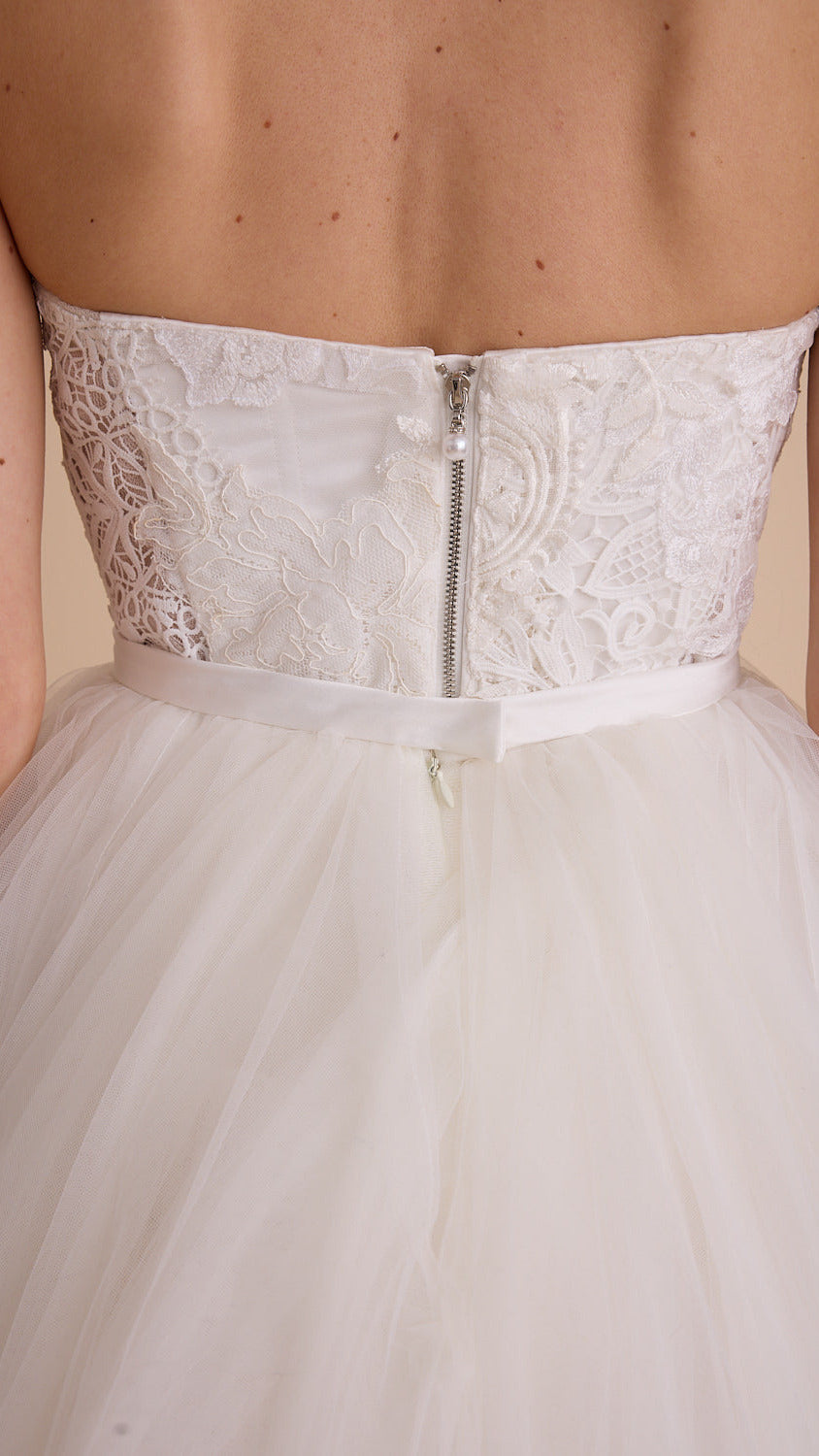 Tulle High-Low Skirt