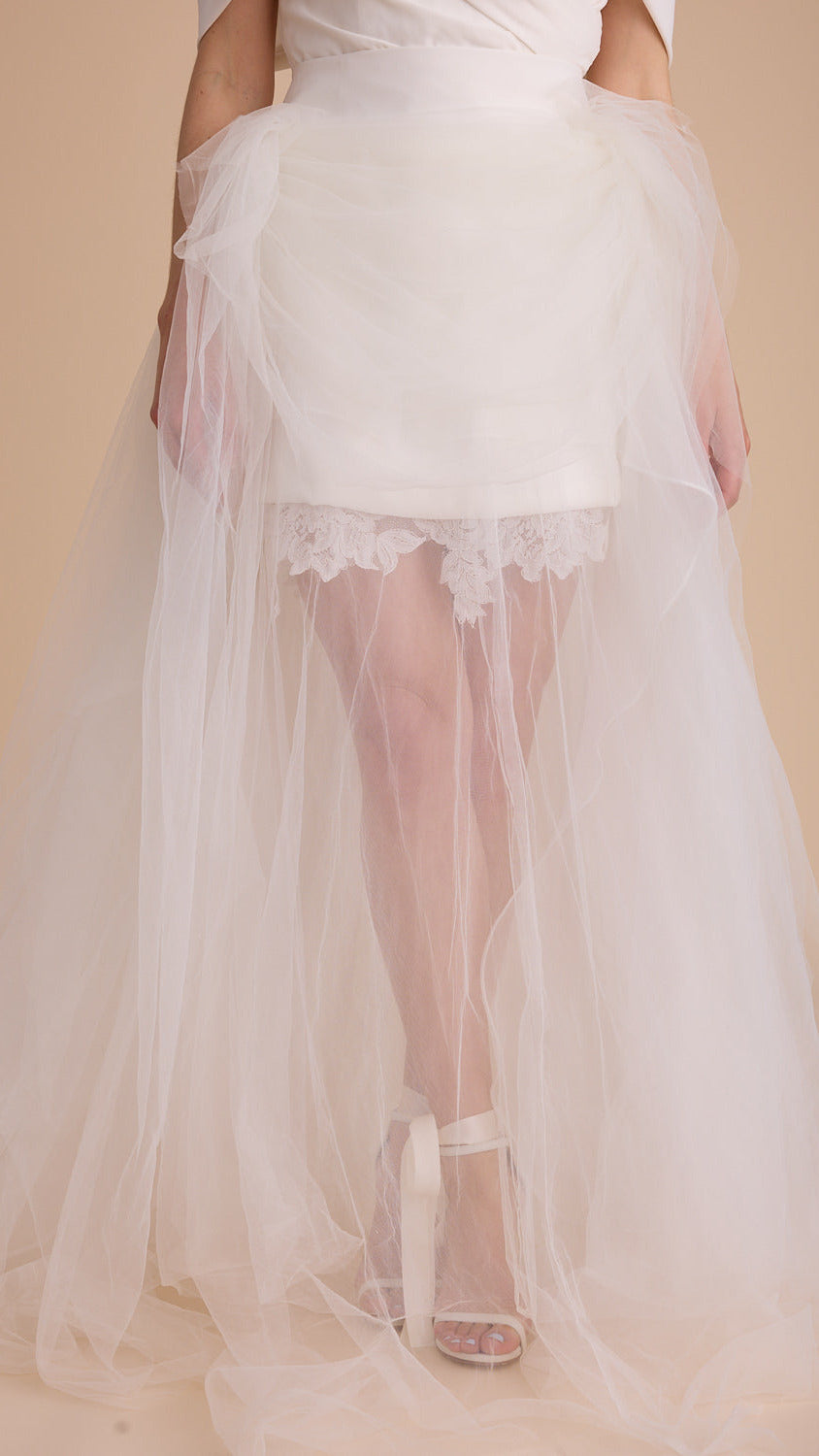 Tulle Grecian Maxi Skirt