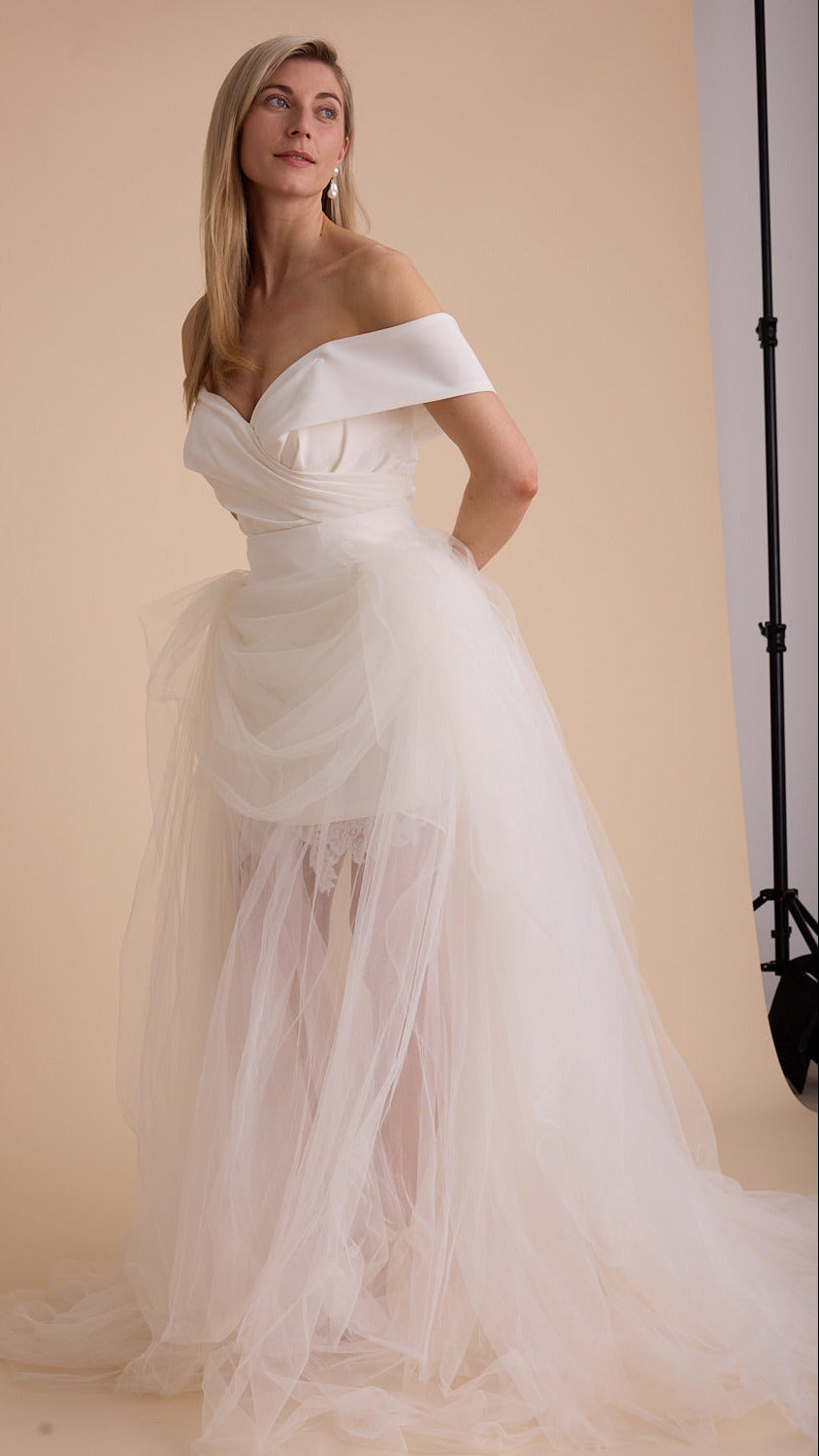 Tulle Grecian Maxi Skirt