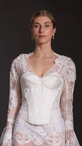 Satin Swans Corset
