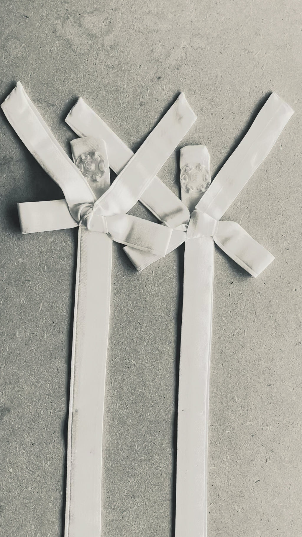 Taffeta Mini Bow Straps
