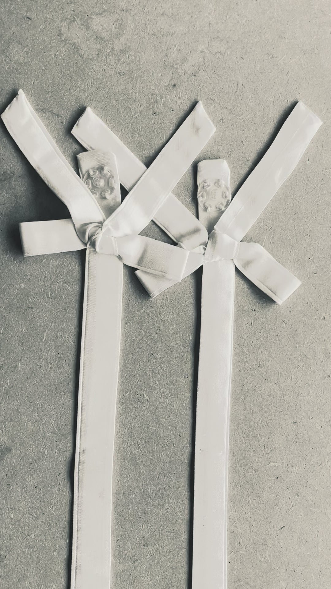 Taffeta Mini Bow Straps